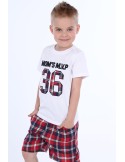 Boys\' white set NDZ4485 - Online store - Boutique